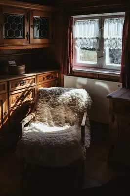 Ein Bett oder Betten in einem Zimmer der Unterkunft Ferienhaus MAVI