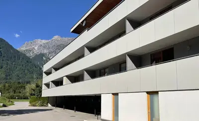 Ein allgemeiner Bergblick oder ein Berglick von der Ferienwohnung aus