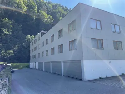Das Gebäude in dem sich die Ferienwohnung befindet