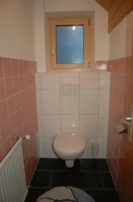 Ein Badezimmer in der Unterkunft Ferienwohnung Hildegard
