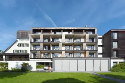 Das Gebäude in dem sich das Hotel befindet