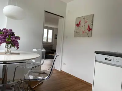 Küche/Küchenzeile in der Unterkunft Skyloft Apartment Feldkirch