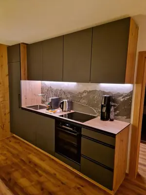 Küche/Küchenzeile in der Unterkunft Haus Rätikon