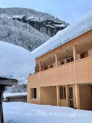 Wasserfall Apartments Mellau im Winter