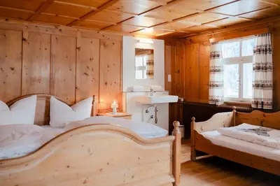 Ein Bett oder Betten in einem Zimmer der Unterkunft Haus Barbara