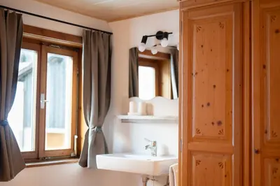 Ein Bett oder Betten in einem Zimmer der Unterkunft Haus Barbara