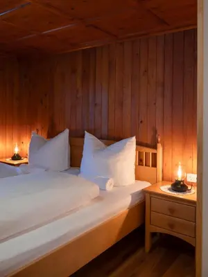 Ein Bett oder Betten in einem Zimmer der Unterkunft Haus Barbara