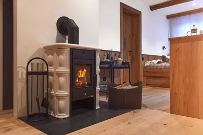 Küche/Küchenzeile in der Unterkunft Berghaus Schröcken - Hotel Apartments Spa