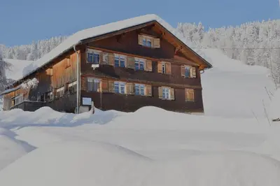 Ferienwohnung Brittenberg Alpaka im Winter