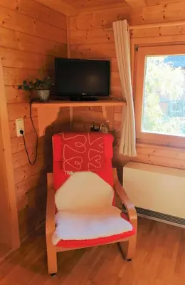 TV/Unterhaltungsangebot in der Unterkunft Ferienwohnung Brittenberg Alpaka