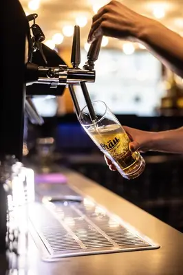 Lounge oder Bar in der Unterkunft Hotel Messmer