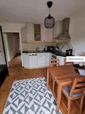 Küche/Küchenzeile in der Unterkunft Ferienwohnung Tostner Burgblick