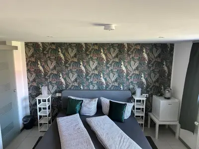 Ein Sitzbereich in der Unterkunft Haus Geiger