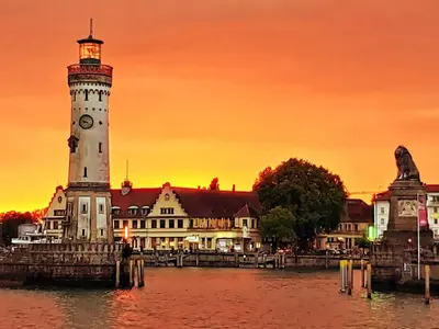 Blick auf einen Fluss in der Nähe der Ferienwohnung