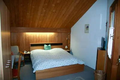 Ein Bett oder Betten in einem Zimmer der Unterkunft Haus Klebern, Egg - im Zentrum des Bregenzerwaldes