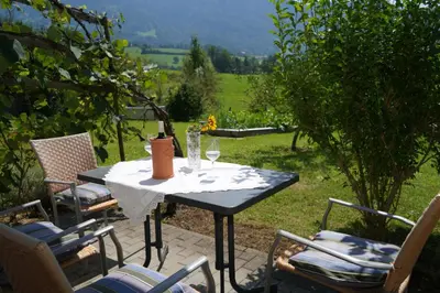 Naturlandschaft in der Nähe des Ferienhauses