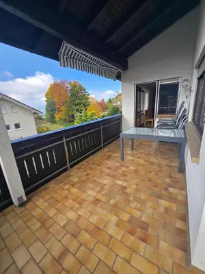 Ein Balkon oder eine Terrasse in der Unterkunft W45 Dornbirn Hills