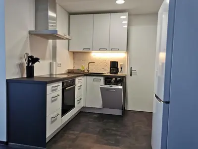 Küche/Küchenzeile in der Unterkunft B3c Dornbirn Hills