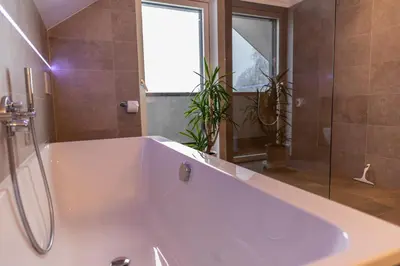 Ein Badezimmer in der Unterkunft Bodenseedomizil