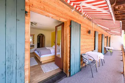 Ein Bett oder Betten in einem Zimmer der Unterkunft Montfort