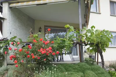 Ein Garten an der Unterkunft Ferienwohnung Beate