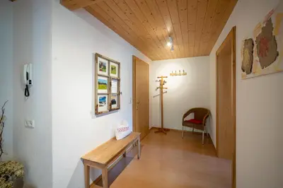 Ein Sitzbereich in der Unterkunft Ferienbauernhof Oberhauser