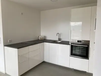 Küche/Küchenzeile in der Unterkunft Bregenzerwaldblick