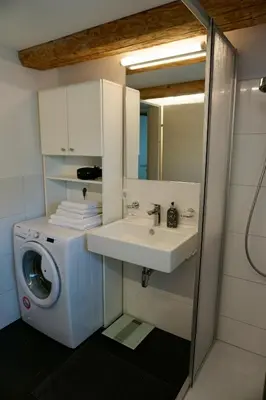 Ein Badezimmer in der Unterkunft Beeindruckende Wohnung im Rheintal