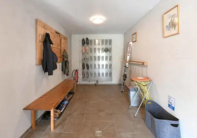 Ein Sitzbereich in der Unterkunft Haus Bianca