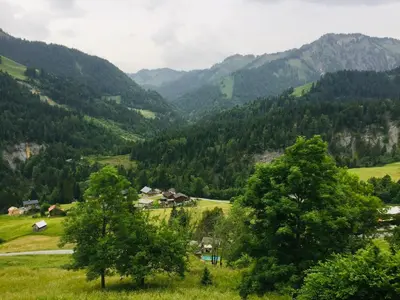 Naturlandschaft in der Nähe der Ferienwohnung