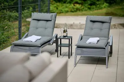 Ein Sitzbereich in der Unterkunft Charmantes Apartment in Bregenz - perfekt für Aktive & Genießer
