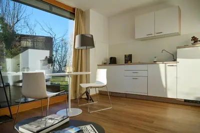 Küche/Küchenzeile in der Unterkunft Charmantes Apartment in Bregenz - perfekt für Aktive & Genießer