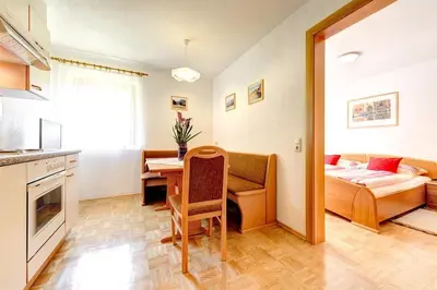 Küche/Küchenzeile in der Unterkunft Apartment Fritz
