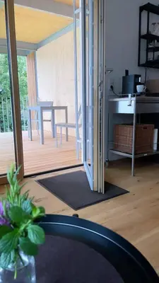 Küche/Küchenzeile in der Unterkunft Haus Hannah