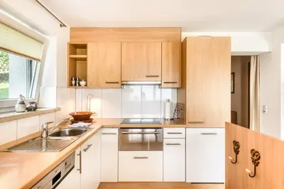 Küche/Küchenzeile in der Unterkunft Panoramavilla Bludenz by A-Appartments