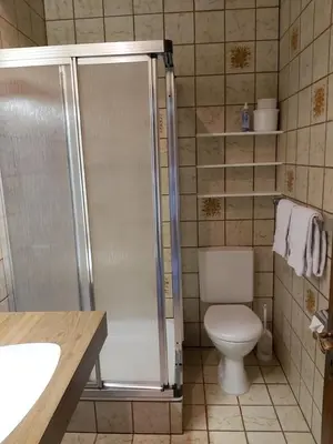 Ein Badezimmer in der Unterkunft Gästehaus Gitti Dorner