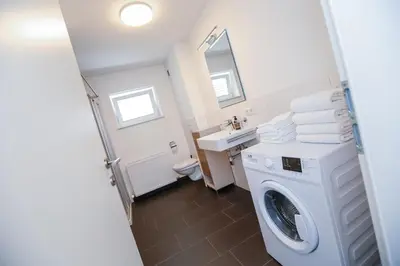 Ein Badezimmer in der Unterkunft Terrassenwohnung in Götzis