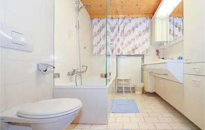Ein Badezimmer in der Unterkunft Ferienwohnung In Ruhiger Lage