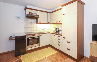 Küche/Küchenzeile in der Unterkunft Ferienwohnung In Ruhiger Lage