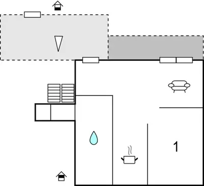 Grundriss der Unterkunft Ferienwohnung Braz-Klostertal