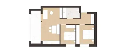 Grundriss der Unterkunft freiraum Apartments