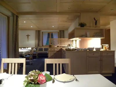 Küche/Küchenzeile in der Unterkunft Ferienhaus Bergland