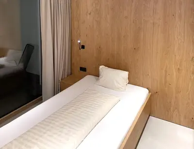 Ein Bett oder Betten in einem Zimmer der Unterkunft Apartmenthaus Anna mit Self-Check-In und 24h Support