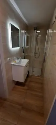 Ein Badezimmer in der Unterkunft Green Hill Apartments - Dornbirn
