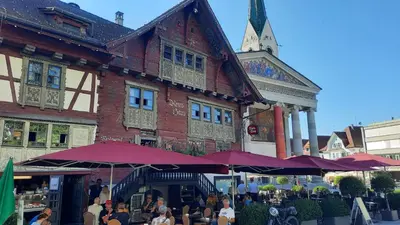 Das Gebäude in dem sich die Ferienwohnung befindet