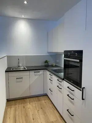 Küche/Küchenzeile in der Unterkunft Appartement Mona