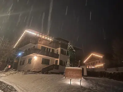 Alba Apartments im Winter