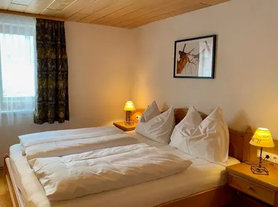 Ein Bett oder Betten in einem Zimmer der Unterkunft Am Romberg