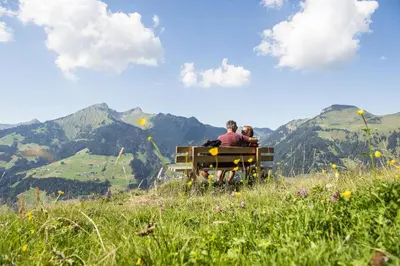 Naturlandschaft in der Nähe des Ferienhauses