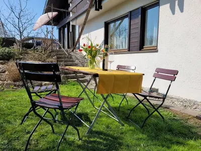 Ein Garten an der Unterkunft Apartment Sonnenschein